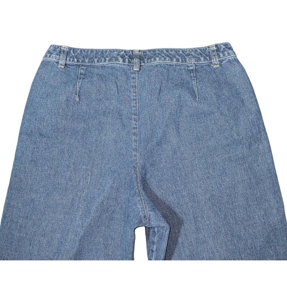 Liz Claiborne Jeans Womens Size 12 Trouser Fit Blue Denim - Picture 4 of 13